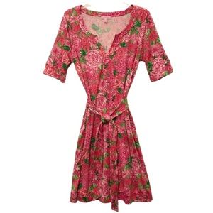 Lilly Pulitzer May Flowers Silk Dress 10